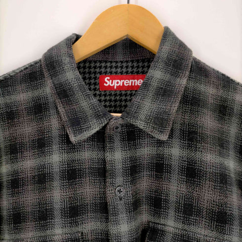 シュプリーム Supreme 23AW Houndstooth Plaid Flannel Shirt メンズ JPN:S