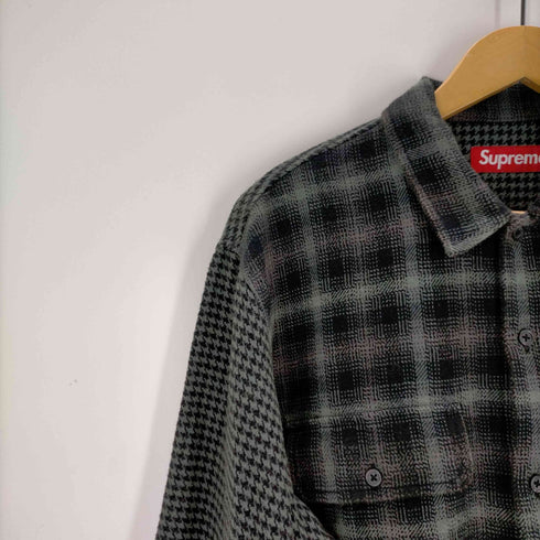 シュプリーム Supreme 23AW Houndstooth Plaid Flannel Shirt メンズ JPN:S