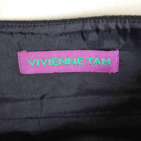 ヴィヴィアンタム VIVIENNE TAM キルト装飾台形スカート レディース JPN:38