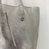 Caleidos イタリア製 PEWTER ダークシルバー レザー ショルダーバッグ レディース