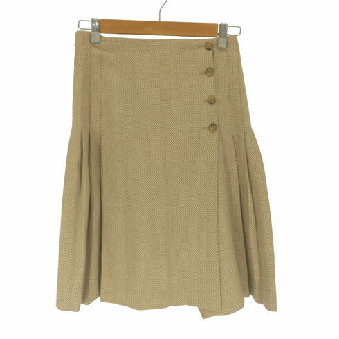ドゥーズィエムクラス DEUXIEME CLASSE la sartoria MADE IN ITALY フロントボタン プリーツスカート レディース JPN:40