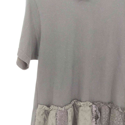 トリト TORI-TO 21SS レース ティアード ショートスリーブ Tシャツ レディース JPN:M