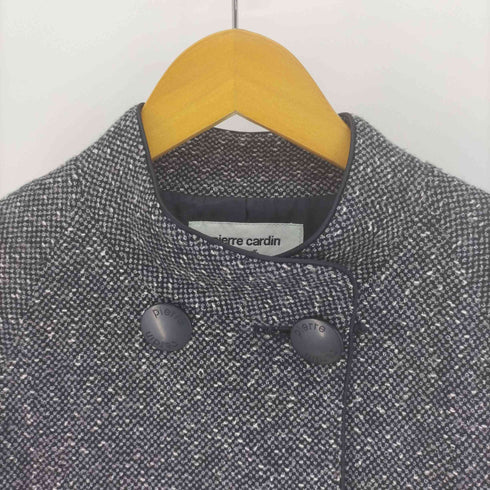 ピエールカルダン pierre cardin スタンドカラーツイードショートジャケット レディース JPN:S
