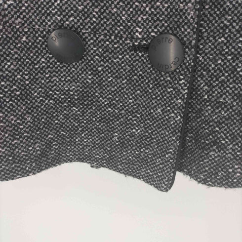 ピエールカルダン pierre cardin スタンドカラーツイードショートジャケット レディース JPN:S