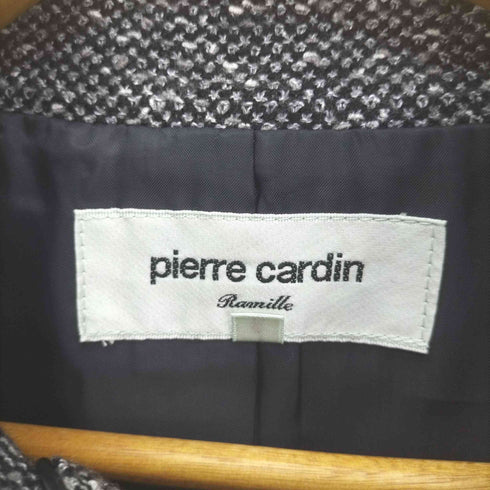 ピエールカルダン pierre cardin スタンドカラーツイードショートジャケット レディース JPN:S