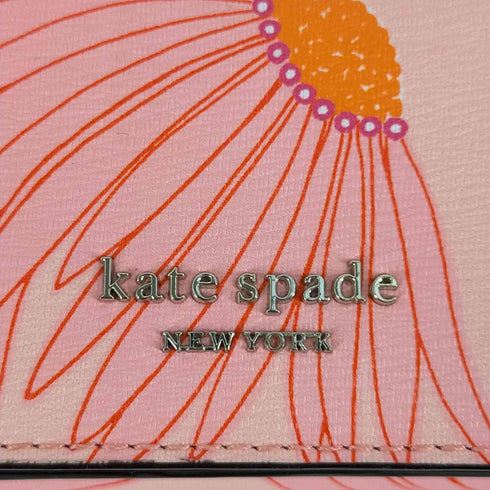 ケイトスペード Kate spade ピンクマルチ スペンサー フォーリング フラワー 花柄コンパクトウォレット レディース