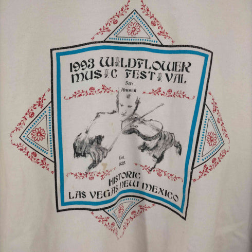 ヘインズ Hanes USA製 wildflower music festival フェス Tシャツ メンズ import:XL
