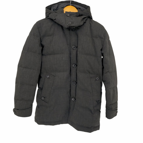 エディーバウアー Eddie Bauer フーデッドダウンジャケット EB650 ミドルコート メンズ XS
