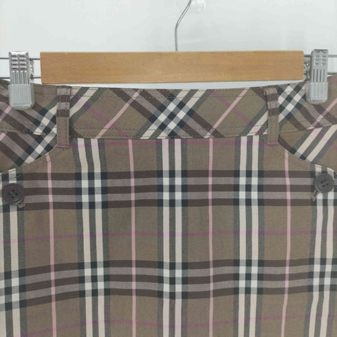 バーバリーロンドンブルーレーベル BURBERRY LONDON BLUE LABEL ノバチェック ミニスカート レディース JPN:36