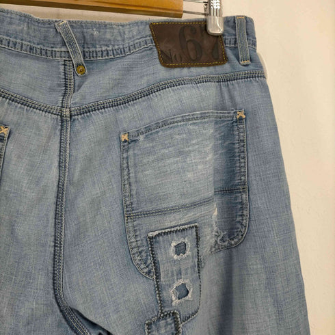 ポロジーンズカンパニーラルフローレン POLO JEANS COMPANY RALPH LAUREN リペアダメージ加工 ボタンフライ デニムパンツ メンズ 36inch
