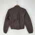 Casablanca Leather アクションプリーツ ステッチデザイン レザージャケット メンズ US:38