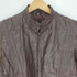 Casablanca Leather アクションプリーツ ステッチデザイン レザージャケット メンズ US:38
