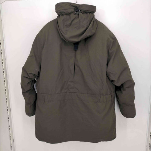 エディーバウアー Eddie Bauer フーデッドダウンコート ミリタリー メンズ L