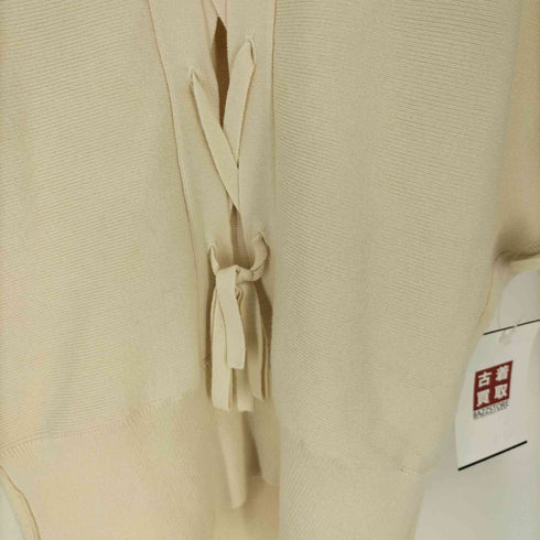 プロポーションバイボディードレッシング PROPORTION BODY DRESSING バックレースアップドルマンニット レディース JPN:M