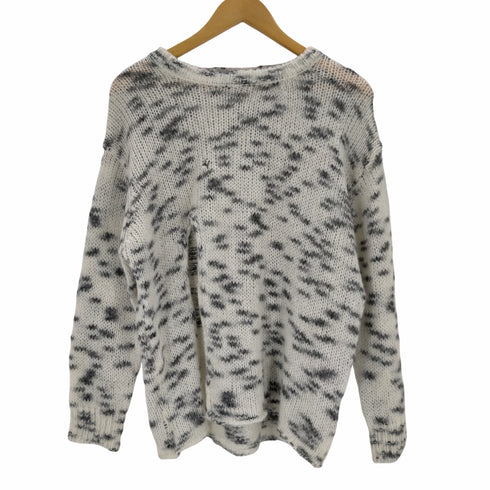 ザラ ZARA CONTRAST KNIT SWEATER WITH SLIT レディース JPN:S