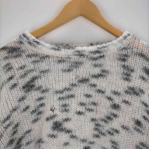 ザラ ZARA CONTRAST KNIT SWEATER WITH SLIT レディース JPN:S