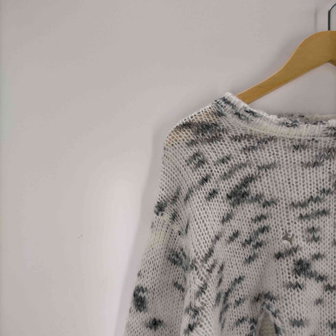 ザラ ZARA CONTRAST KNIT SWEATER WITH SLIT レディース JPN:S