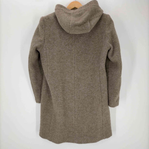 ランズエンド LANDS END ウール混 フーデッドコート レディース 9