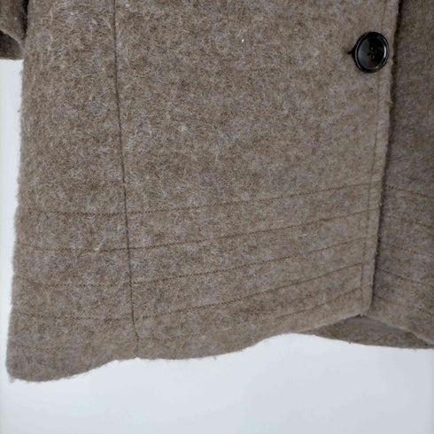 ランズエンド LANDS END ウール混 フーデッドコート レディース 9
