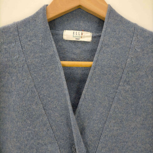 エル ELLE 80S~ カシミヤ95 ウールカーディガン レディース