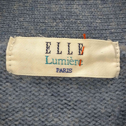 エル ELLE 80S~ カシミヤ95 ウールカーディガン レディース
