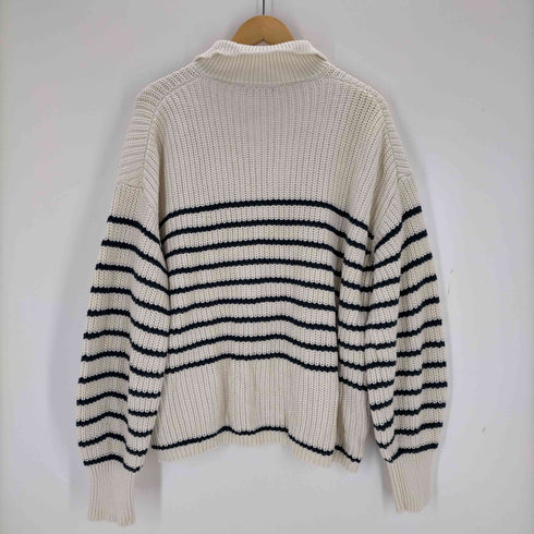 ザラ ZARA OVERSIZED KNIT POLO SWEATER レディース JPN:L