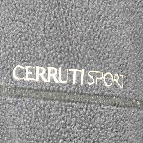 セルッティ NINO CERRUTI ロゴ刺繍フリースジップアップブルゾン メンズ JPN:L