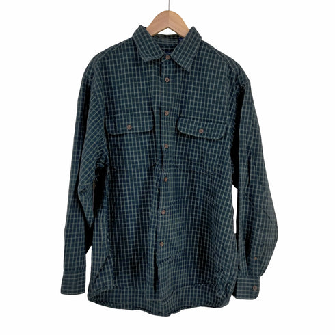 ギャップ Gap OLD フラップポケット チェック レギュラーカラーシャツ メンズ import:M