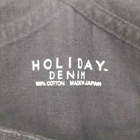 ホリデイ holiday SLIM FLARE DENIM OVER-ALL レディース 0