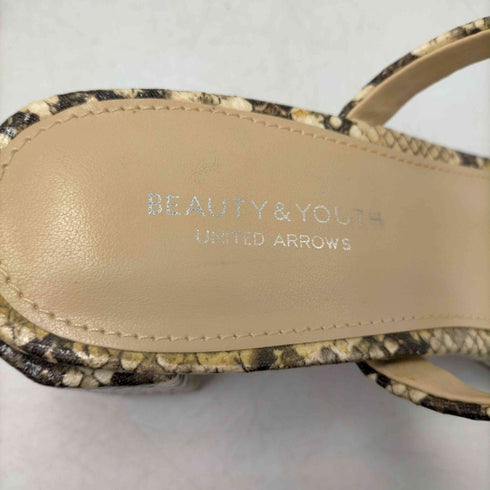 ビューティーアンドユースユナイテッドアローズ BEAUTY & YOUTH UNITED ARROWS 21SS スマート 2ストラップ ヒール サンダル レディース JPN:36
