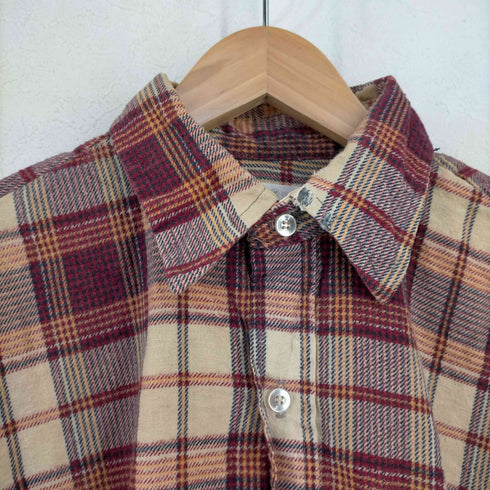 シアーズ Sears チェック フランネルシャツ メンズ import:M