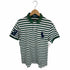 ポロバイラルフローレン Polo by RALPH LAUREN 90S ビッグポニー鹿の子ポロシャツ ボーダー柄 メンズ JPN:L