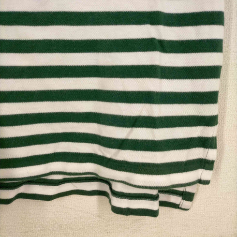 ポロバイラルフローレン Polo by RALPH LAUREN 90S ビッグポニー鹿の子ポロシャツ ボーダー柄 メンズ JPN:L