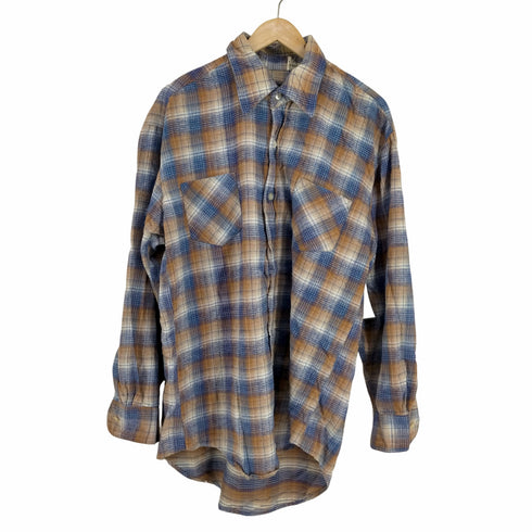 フルーツオブザルーム FRUIT OF THE LOOM チェック フランネルシャツ メンズ import:XL