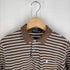 ポロバイラルフローレン Polo by RALPH LAUREN 90S ポニー鹿の子ポロシャツ ボーダー柄 メンズ JPN:L