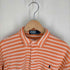 ポロバイラルフローレン Polo by RALPH LAUREN 90S ポニー鹿の子ポロシャツ ボーダー柄 メンズ JPN:M
