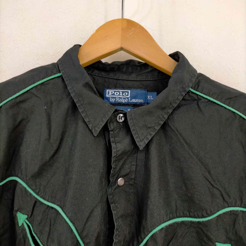 ポロバイラルフローレン Polo by RALPH LAUREN イタリア製 ウエスタンシャツ メンズ import:XL