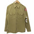 ユーエスアーミー US ARMY 40~50s KHAKI-1 STAND-UP-COLLAR 8.2.OZ ミリタリーシャツ マチ付き メンズ 15 1/2×34
