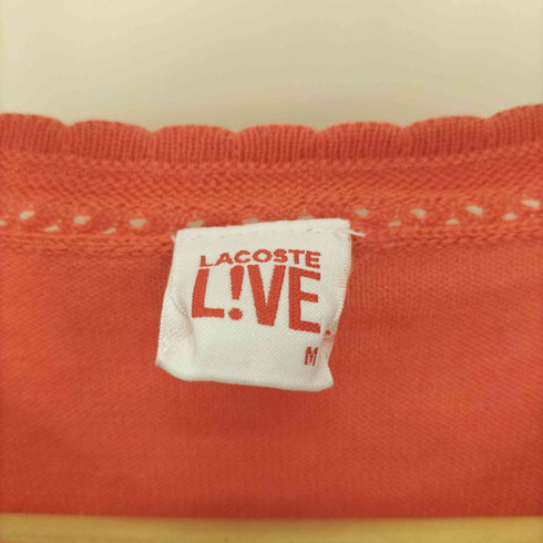 ラコステライブ Lacoste Live ワンポイント 刺繍 コットン カーディガン レディース import:M