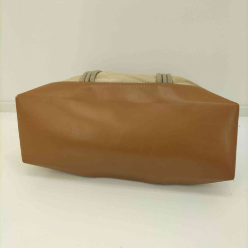 アクアスキュータム AQUASCUTUM レザー切替コットントートバッグ メンズ