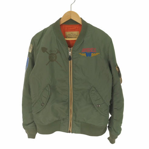 アヴィレックス AVIREX PBY-75 大判 プリント ワッペン カスタム MA-1 フライト ジャケット メンズ import:M