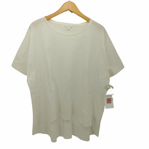 コス COS ラウンドカット コットン Tシャツ レディース JPN:L