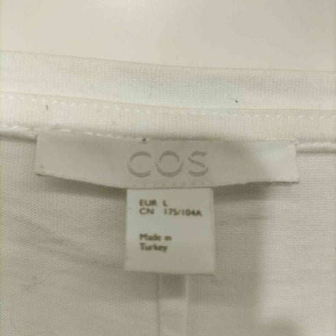 コス COS ラウンドカット コットン Tシャツ レディース JPN:L