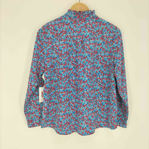 花柄シャツブラウス レディース 38