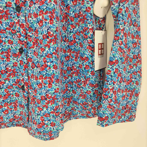 花柄シャツブラウス レディース 38
