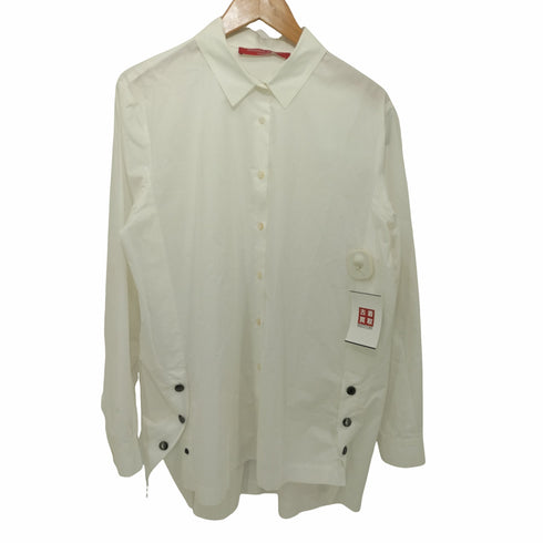 マリナスポーツ MARINA SPORT MARINA RINALDI 裾ボタン L/S シャツ レディース JP 15
