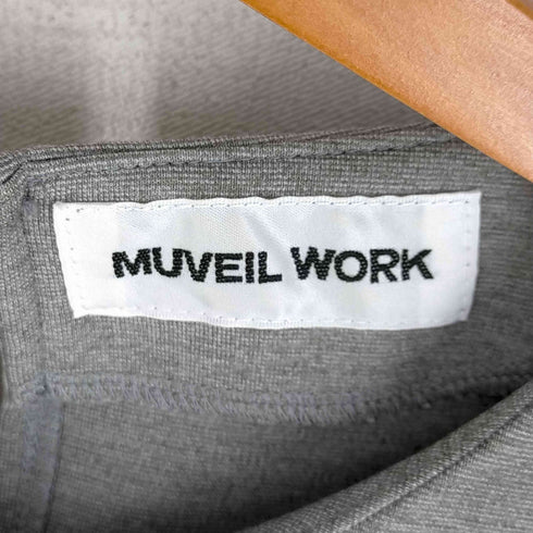 ミュベール ワーク MUVEIL WORK Iラインポンチワンピース レディース 36