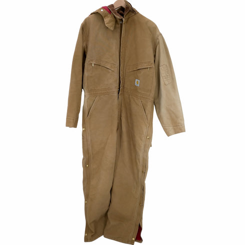 カーハート Carhartt 中綿 フード付き ダック地 オールインワン ツナギ メンズ