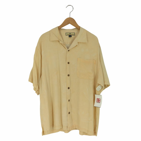 トミーバハマ Tommy Bahama 総柄 シルク アロハシャツ メンズ import:L