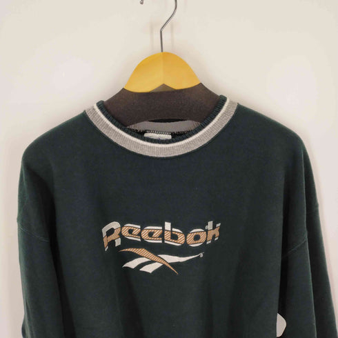 リーボック Reebok 刺繍ロゴスウェット メンズ import:L
